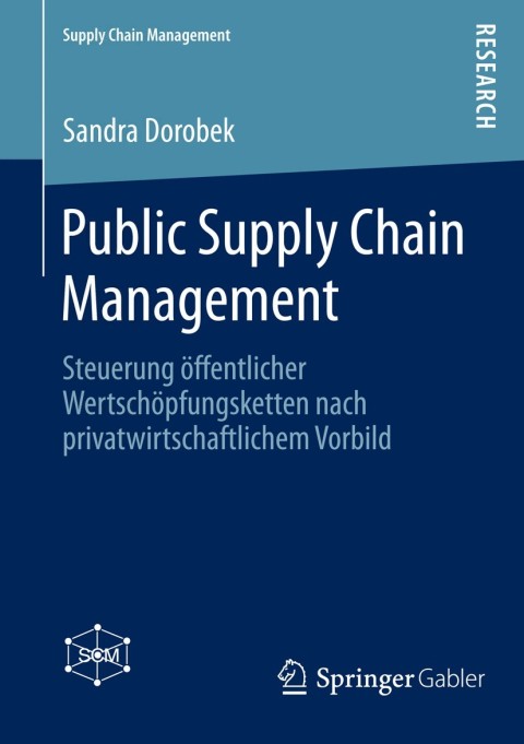 Cover image for book Public Supply Chain Management