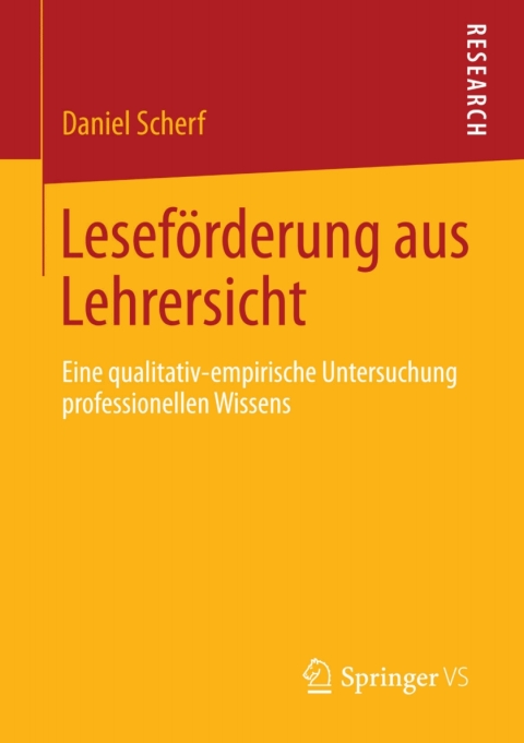 Cover image for book Leseförderung aus Lehrersicht