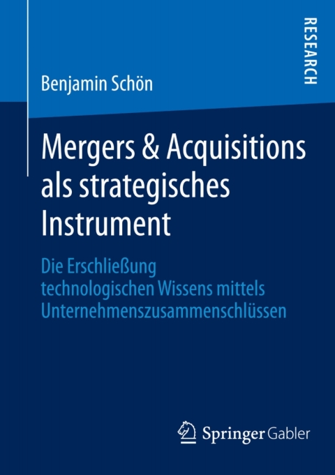 Cover image for book Mergers & Acquisitions als strategisches Instrument