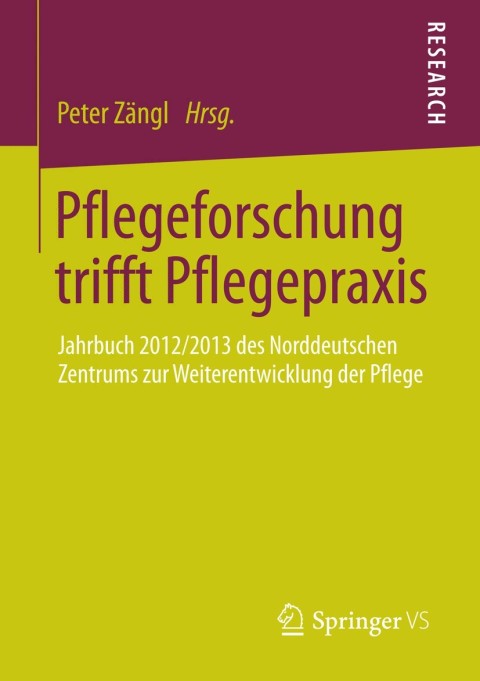 Cover image for book Pflegeforschung trifft Pflegepraxis