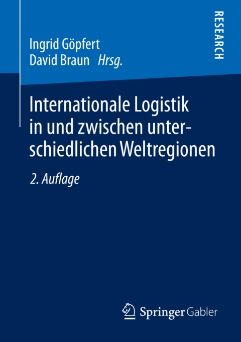 Cover image for book Internationale Logistik in und zwischen unterschiedlichen Weltregionen