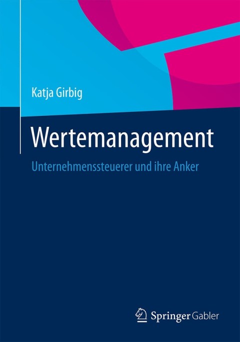 Cover image for book Wertemanagement