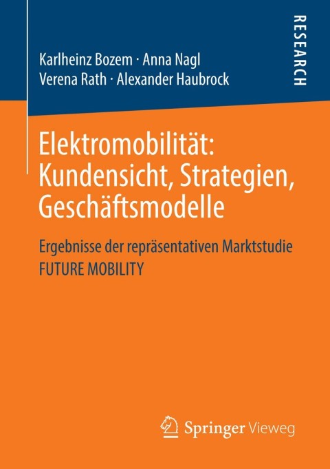 Cover image for book Elektromobilität: Kundensicht, Strategien, Geschäftsmodelle