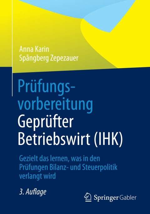 Cover image for book Prüfungsvorbereitung Geprüfter Betriebswirt (IHK)