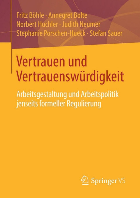 Cover image for book Vertrauen und Vertrauenswürdigkeit