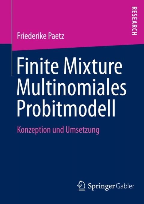 Cover image for book Finite Mixture Multinomiales Probitmodell