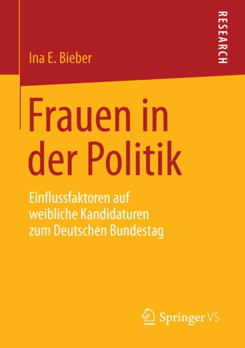 Cover image for book Frauen in der Politik