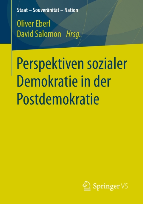 Cover image for book Perspektiven sozialer Demokratie in der Postdemokratie