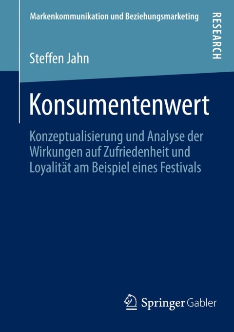 Cover image for book Konsumentenwert
