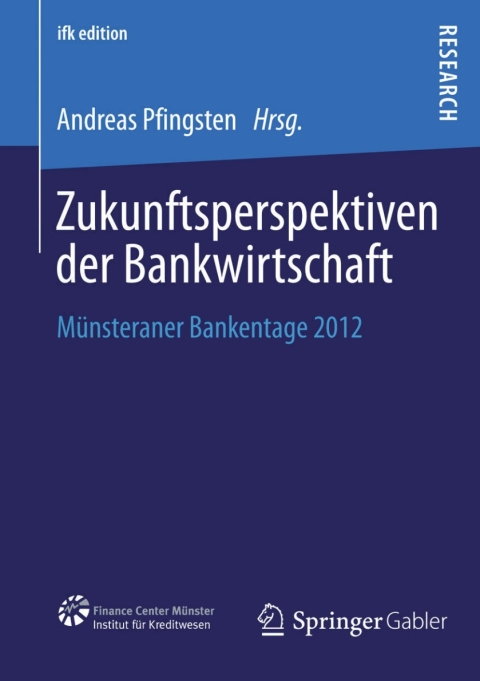 Cover image for book Zukunftsperspektiven der Bankwirtschaft