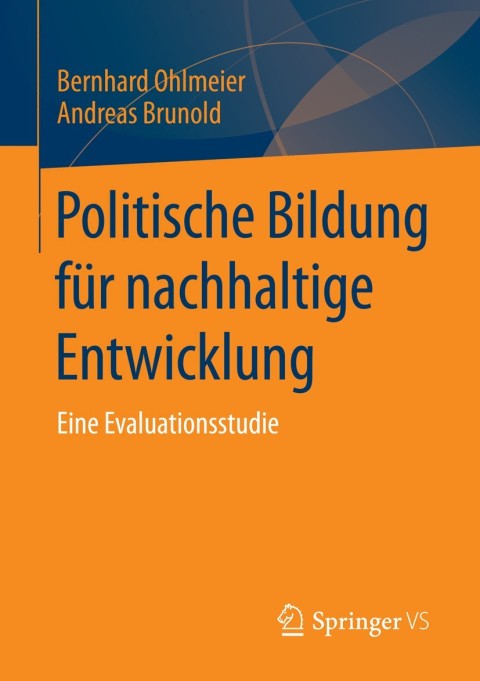 Cover image for book Politische Bildung für nachhaltige Entwicklung