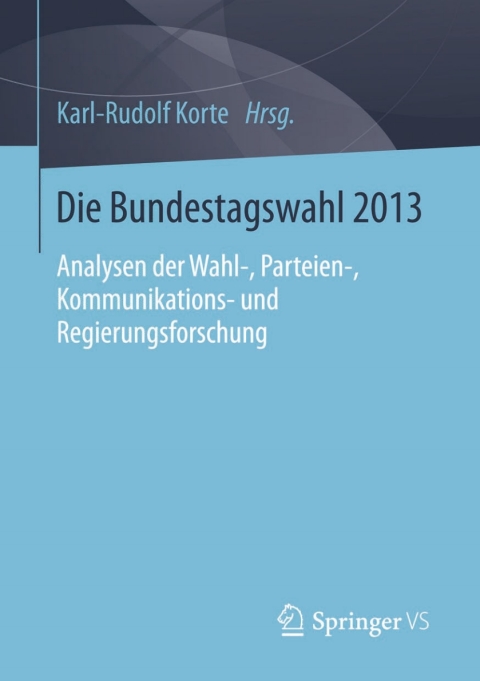 Cover image for book Die Bundestagswahl 2013