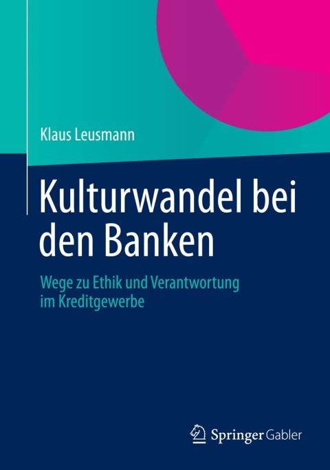 Cover image for book Kulturwandel bei den Banken