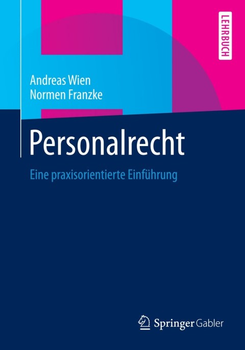Cover image for book Personalrecht