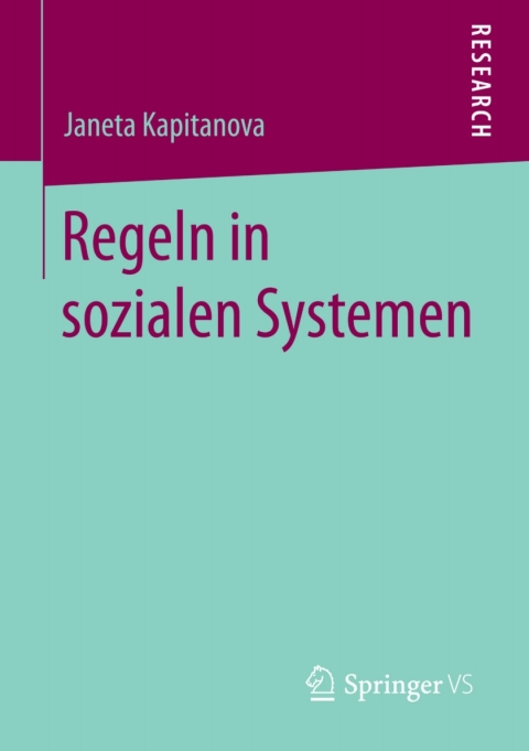 Cover image for book Regeln in sozialen Systemen