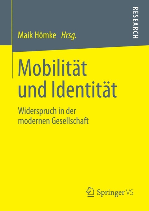 Cover image for book Mobilität und Identität
