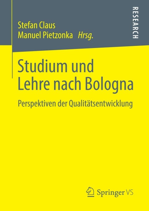 Cover image for book Studium und Lehre nach Bologna