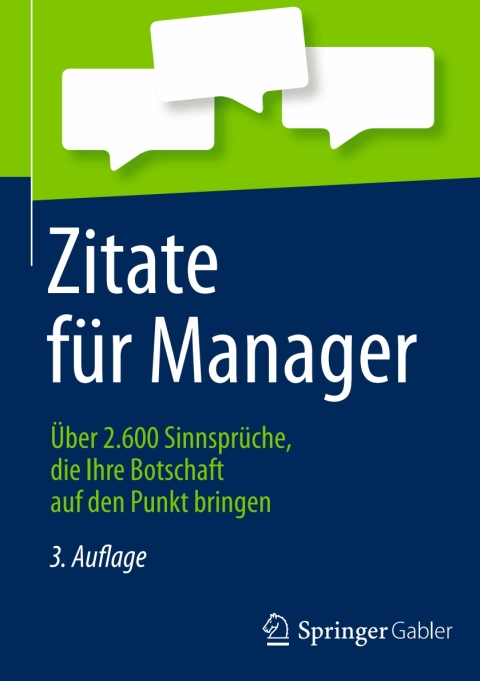 Cover image for book Zitate für Manager