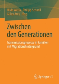 Cover image: Zwischen den Generationen 9783658031220