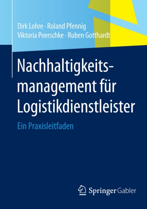 Cover image for book Nachhaltigkeitsmanagement für Logistikdienstleister