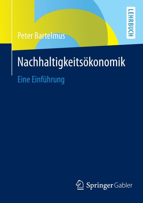 Cover image for book Nachhaltigkeitsökonomik