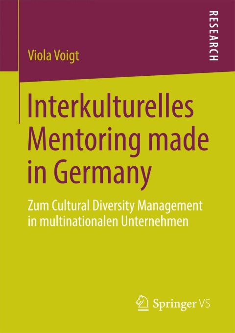 Cover image for book Interkulturelles Mentoring made in Germany