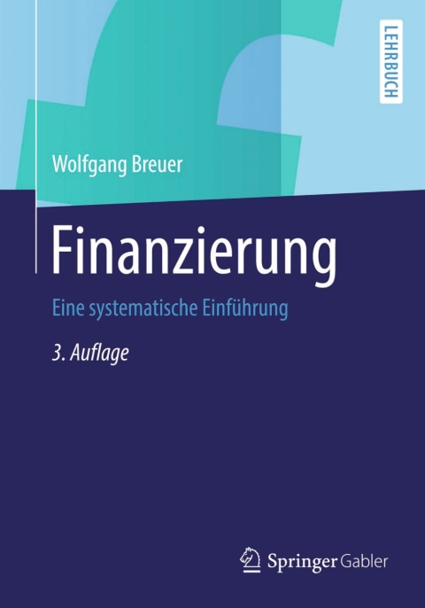 Cover image for book Finanzierung