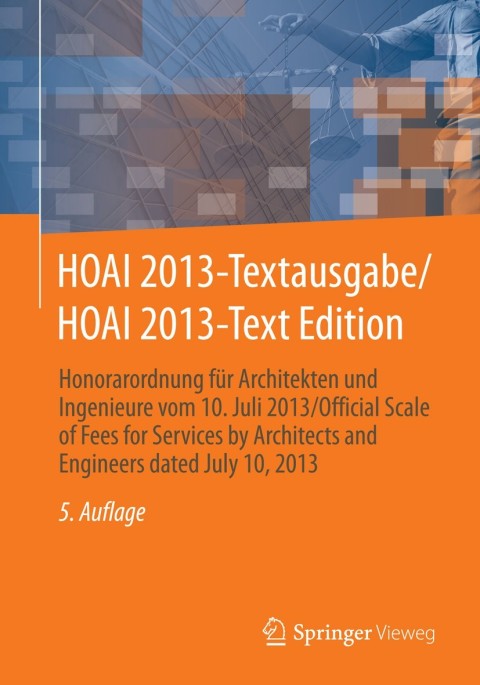Cover image for book HOAI 2013-Textausgabe/HOAI 2013-Text Edition