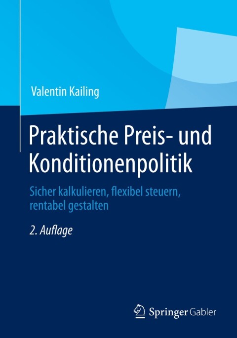 Cover image for book Praktische Preis- und Konditionenpolitik
