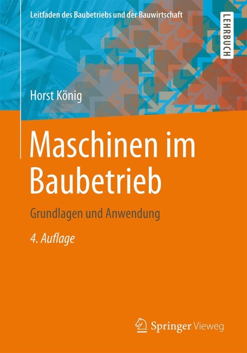 Cover image for book Maschinen im Baubetrieb