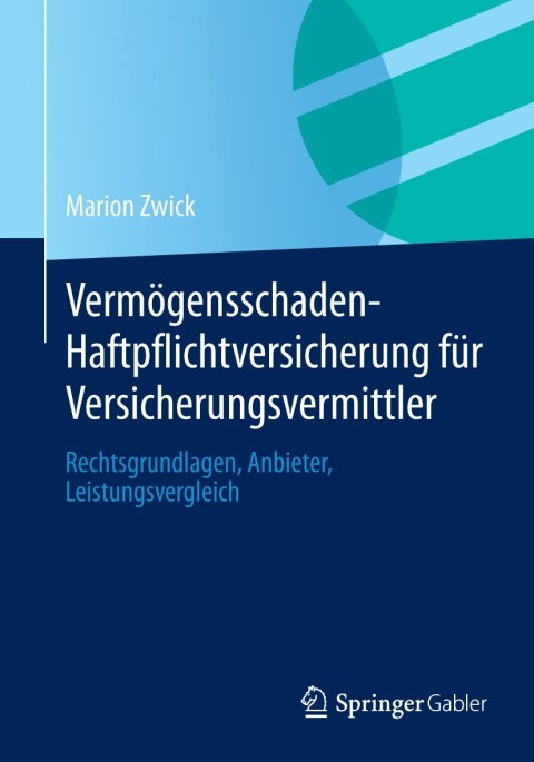 Cover image for book Vermögensschaden-Haftpflichtversicherung für Versicherungsvermittler