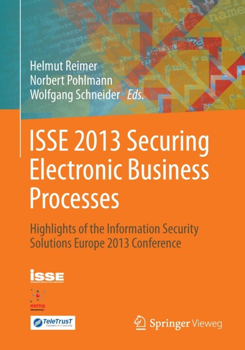 Cover image for book ISSE 2013 Securing Electronic Business Processes