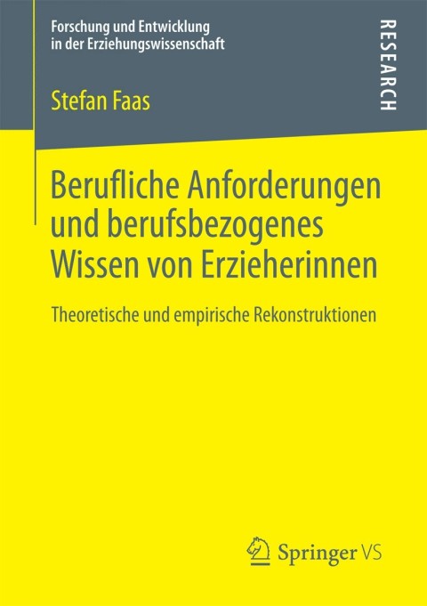 Cover image for book Berufliche Anforderungen und berufsbezogenes Wissen von Erzieherinnen