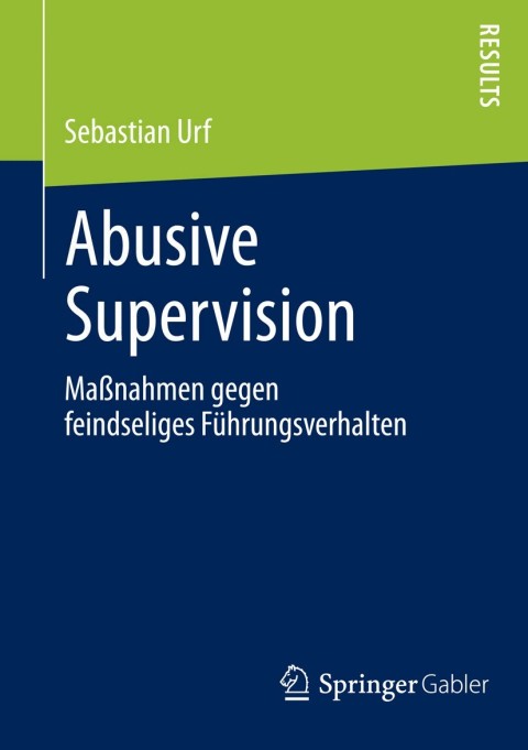 Cover image for book Abusive Supervision