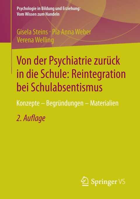 Cover image for book Von der Psychiatrie zurück in die Schule: Reintegration bei Schulabsentismus