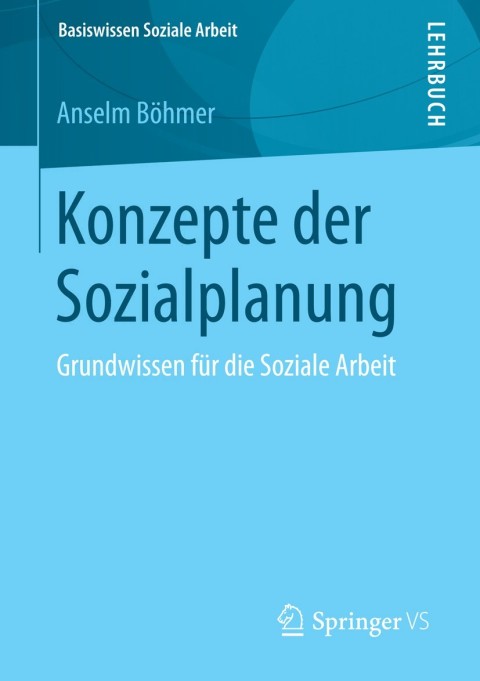 Cover image for book Konzepte der Sozialplanung