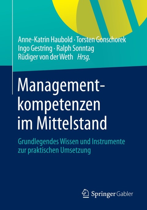 Cover image for book Managementkompetenzen im Mittelstand