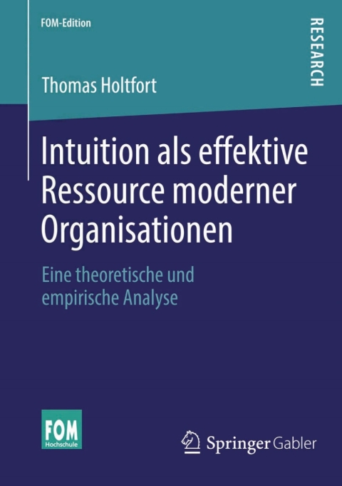 Cover image for book Intuition als effektive Ressource moderner Organisationen
