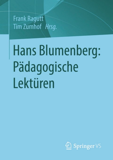 Cover image for book Hans Blumenberg: Pädagogische Lektüren