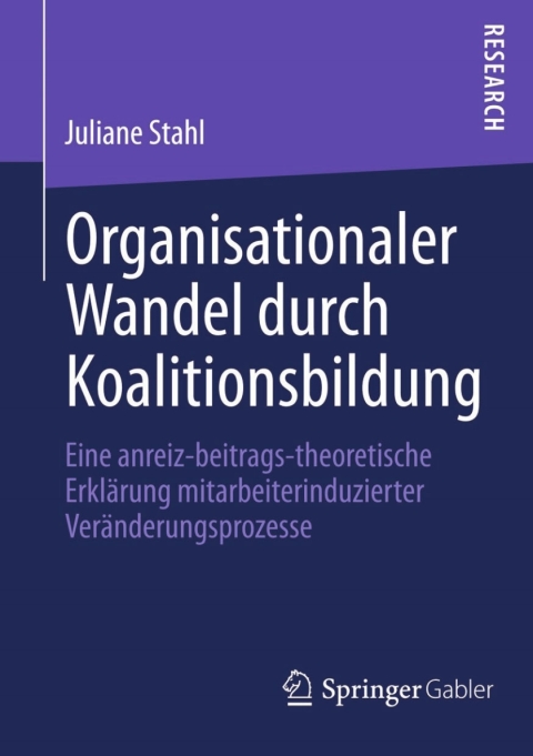 Cover image for book Organisationaler Wandel durch Koalitionsbildung