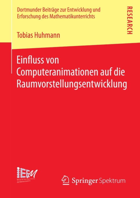 Cover image for book Einfluss von Computeranimationen auf die Raumvorstellungsentwicklung