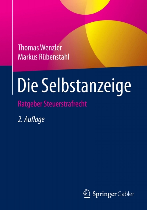 Cover image for book Die Selbstanzeige