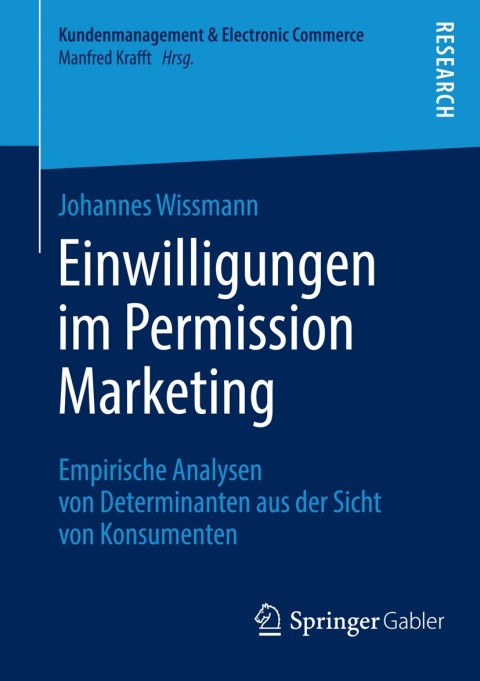 Cover image for book Einwilligungen im Permission Marketing