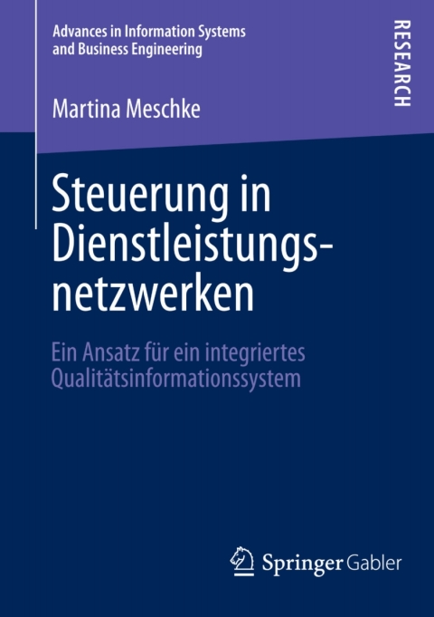 Cover image for book Steuerung in Dienstleistungsnetzwerken