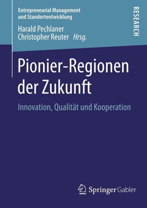 Cover image for book Pionier-Regionen der Zukunft