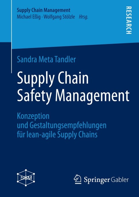 Cover image for book Supply Chain Safety Management