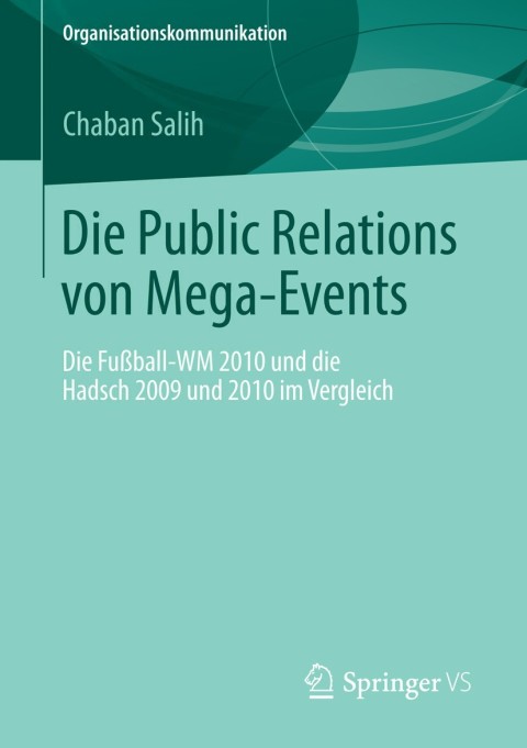 Cover image for book Die Public Relations von Mega-Events