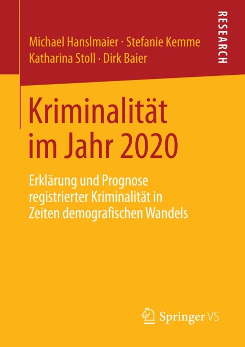 Cover image for book Kriminalität im Jahr 2020
