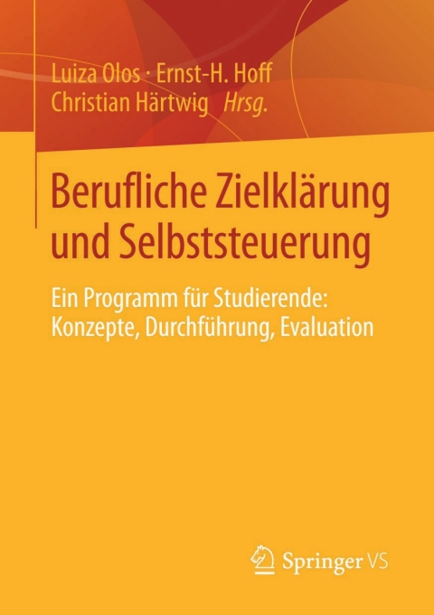Cover image for book Berufliche Zielklärung und Selbststeuerung