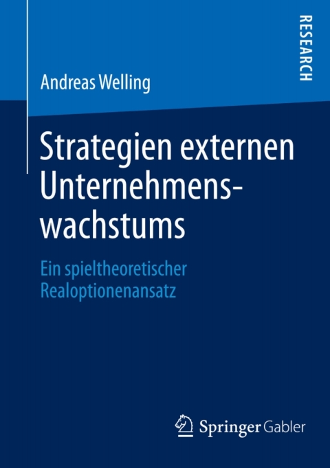 Cover image for book Strategien externen Unternehmenswachstums